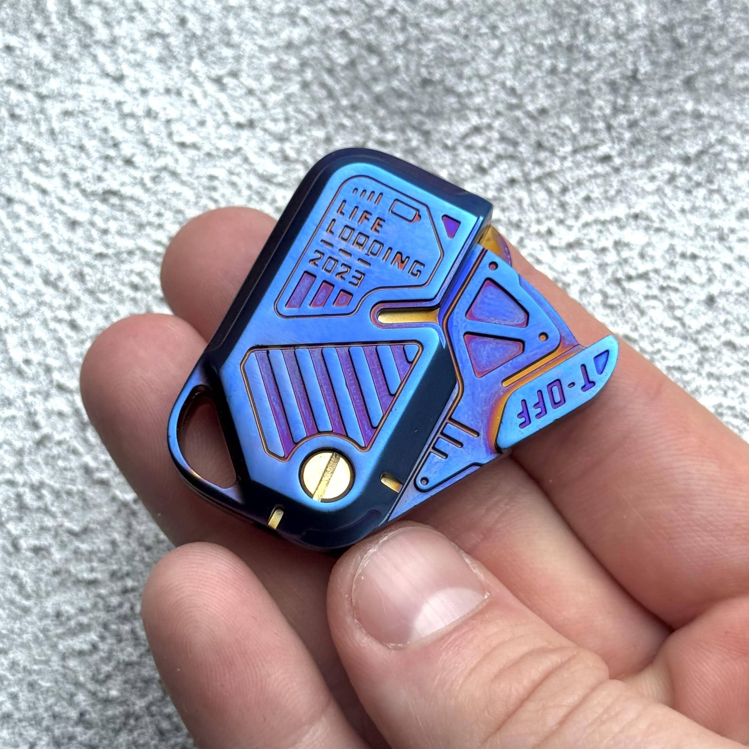 Slider Fidget Toy Blue