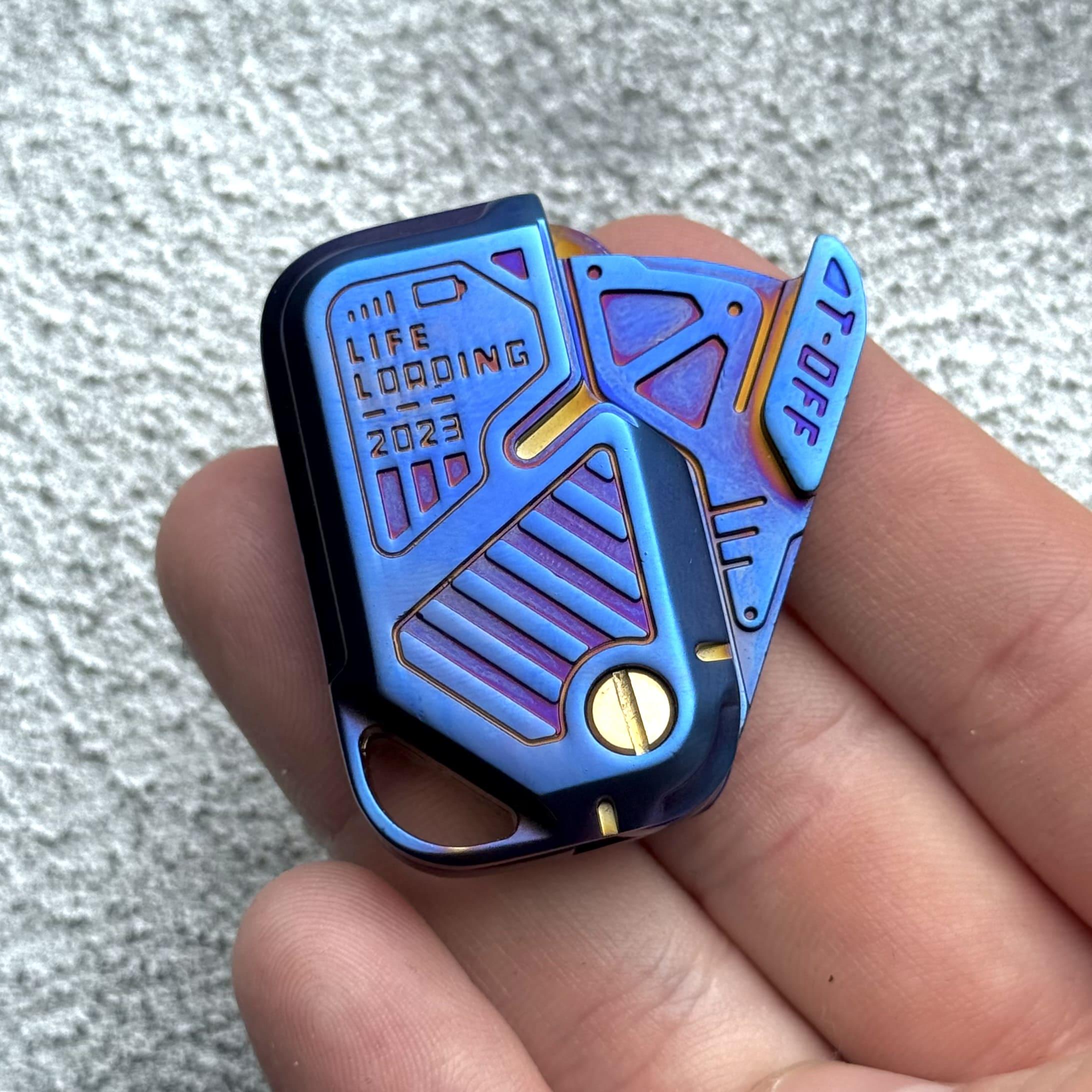 Slider Fidget Toy Blue